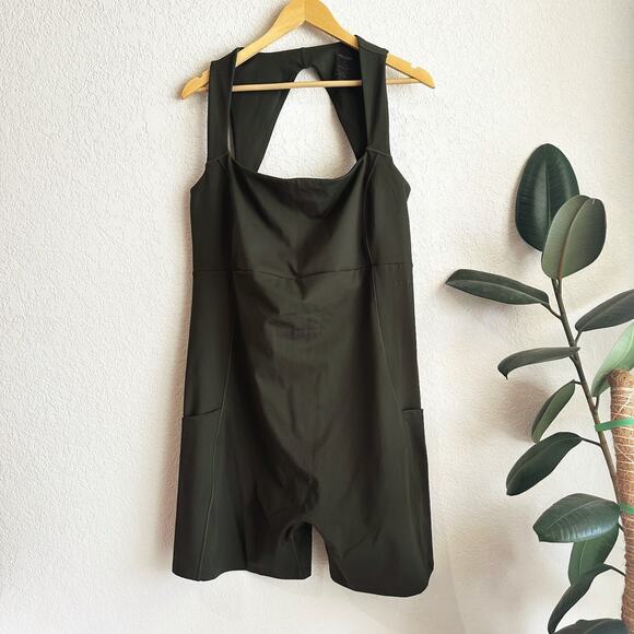 Girlfriend Collective Terrace Tina Open Back Unitard Jumpsuit 4XL Active Sport - Picture 1 of 9